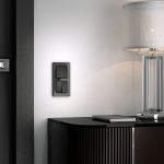 Рамка из стекла на 2 поста Favorit черный W0021108