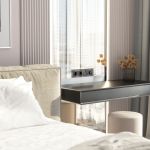 Рамка из стекла на 4 поста Diamant черный W0041208