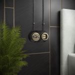 Рамка из стекла на 2 поста черный W0025108