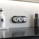 Рамка из стекла на 3 поста черный W0035108