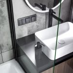 Рамка из поликарбоната на 3 поста Stream графит W0032104