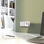 Розетка с заземлением Gallant белая W5071001