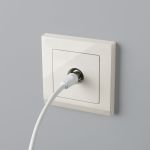 ТВ розетка оконечная  (слоновая кость) W1183003