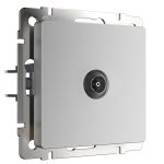 ТВ-розетка проходная серебряный W1184006