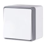 Выключатель одноклавишный влагозащищенный Gallant белый W5010201