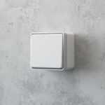 Выключатель одноклавишный влагозащищенный Gallant белый W5010201