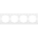 W0042301/ Рамка на 4 поста Flock (белый) W0042301