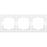 W0032301/ Рамка на 3 поста Flock (белый) W0032301