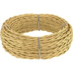 Ретро кабель витой 3х1,5 золотой песок 20 м (под заказ) W6453247