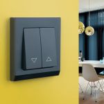 Рамка из поликарбоната на 1 пост Stark черный W0011808