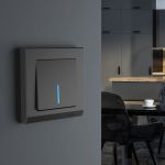 Рамка из поликарбоната на 1 пост Stark черный W0011808