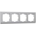 Рамка из поликарбоната на 4 поста Stark серебряный W0041806