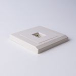 Рамка из пластика на 1 пост Stark слоновая кость W0011803