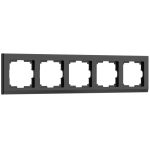Рамка из поликарбоната на 5 постов Stark черный W0051808