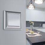 Рамка из поликарбоната на 1 пост Fiore серебряный W0012206