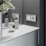 Рамка из металла на 2 поста Аluminium алюминий W0021706