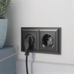 Рамка из пластика на 2 поста Fiore черный W0022208