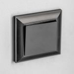 Рамка из поликарбоната на 1 пост Fiore черный W0012208