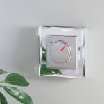 Рамка из стекла на 1 пост Diamant зеркальный W0011220