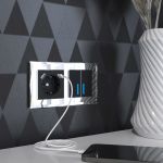 Рамка из стекла на 2 поста Diamant зеркальный W0021220