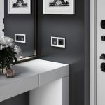 Рамка из стекла на 2 поста Favorit белый W0021101