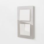 Рамка из стекла на 2 поста Favorit дымчатый W0021117