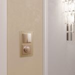 Рамка из стекла на 2 поста Favorit шампань W0021111