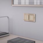 Рамка из стекла на 2 поста Favorit шампань W0021111