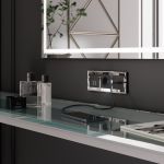 Рамка из стекла на 3 поста Diamant зеркальный W0031220