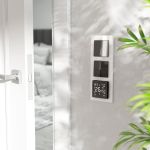 Рамка из стекла на 3 поста Favorit белый W0031101