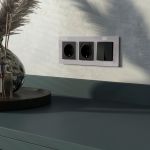 Рамка из стекла на 3 поста Favorit серый W0031115