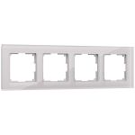 Рамка из стекла на 4 поста Favorit дымчатый W0041117