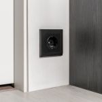 Рамка из поликарбоната на 1 пост Stark черный W0011808