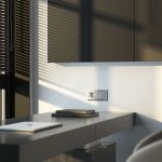 Рамка из пластика на 2 поста Stark серебряный W0021806