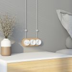 Рамка на 3 поста светлый бук W0035224