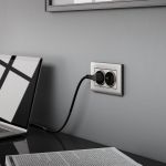 Розетка двойная с заземлением глянцевый никель W1172002