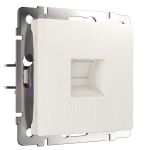 Телефонная розетка RJ-11 (перламутровый рифленый) W1182013