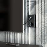 ТВ-розетка оконечная Gallant черный/хром W5083035