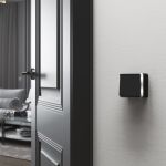 Выключатель одноклавишный Gallant черный/хром W5010035