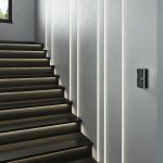 Выключатель одноклавишный с подсветкой Gallant черный/хром W5010135