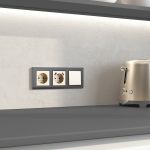 Выключатель одноклавишный (шампань) W1110011