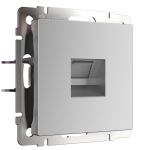 W1181006/ Розетка Ethernet RJ-45 (серебряный) W1181006