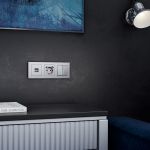 W1182006/ Телефонная розетка RJ-11 (серебряный) W1182006