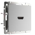 W1186006/ Розетка HDMI (серебряный) W1186006
