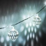 Гирлянда нить хром перламутровый с эффектом мерцания 2,8м IP20 400-003 хром/белый с эффектом мерцания