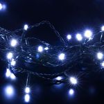 Гирлянда занавес на ель белый 0,45*1,5м IP20 200-003 белый