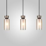 Подвесной светильник со стеклянными плафонами 50115/3 черный