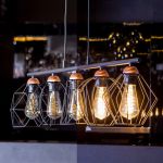 Филаментная светодиодная лампа ST64 8W 3300K E27 тонированная BLE2717