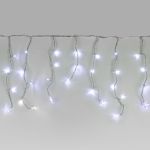 Гирлянда бахрома белый 1,8*0,5м IP20 100-002 белый