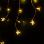 Гирлянда бахрома теплый белый 1,8*0,5м IP20 100-002 теплый белый